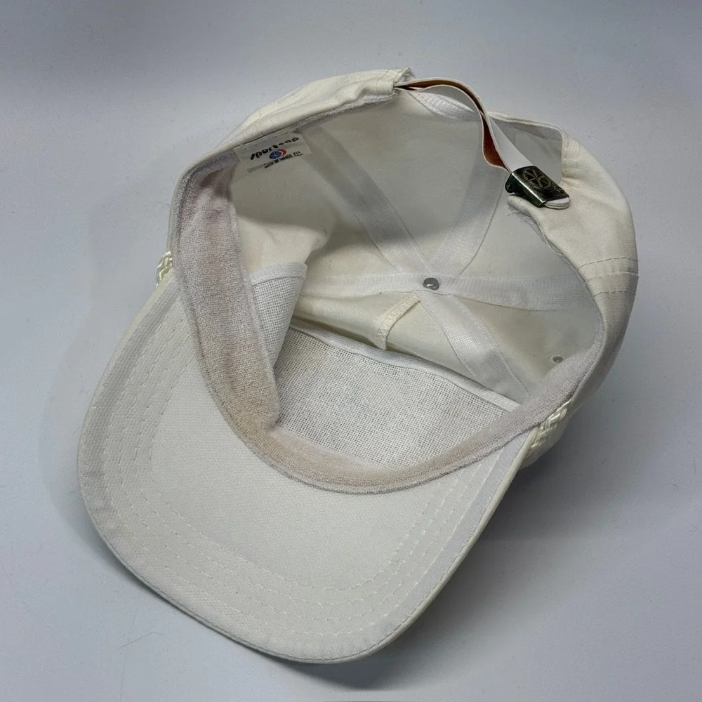 Vintage Eagle Aloha Bowl Strap Hat Hawaii Michigan MSU 1989 80s